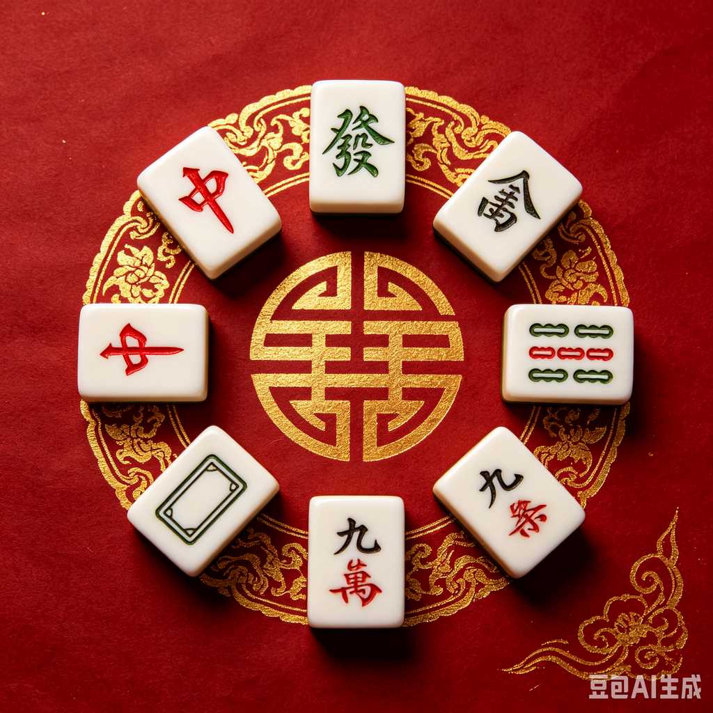 uniform color mahjong set print
