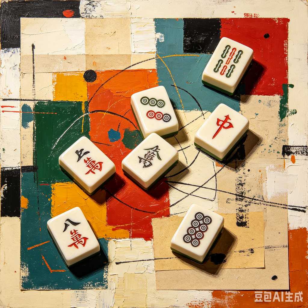 indoor leisure game mahjong set